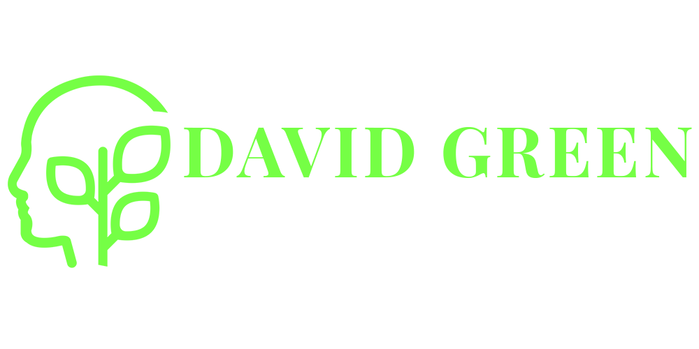 David green logo white